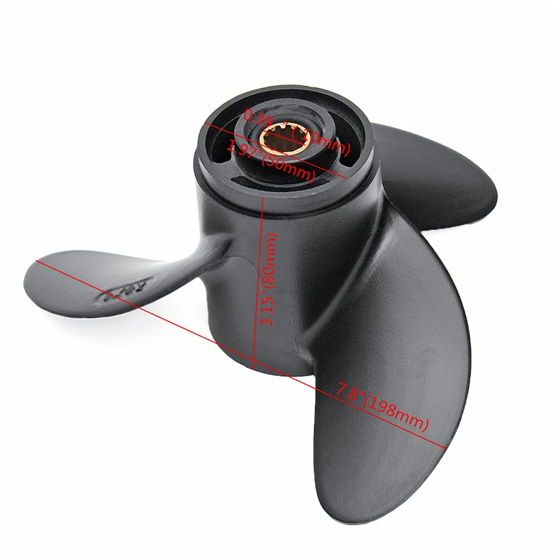 Aluminum 7.8 x 8 Boat Replacement For Tohatsu Nissan Mercury 4-6HP 3R1W64516-0 Brand New Hot Sale Outboard Useful 
Aluminum 7.8 x 8 Boat Replacement For Tohatsu Nissan Mercury 4-6HP 3R1W64516-0 Brand New Hot Sale Outboard Useful