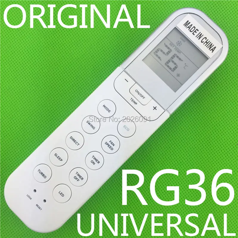 

Original Universal Remote Control RG36B4/BGE Fits for RG36A/BGEF RG36B/BGEF RG36C/BGEF RG36D/BGEF RG36F/BGEF with Backlight