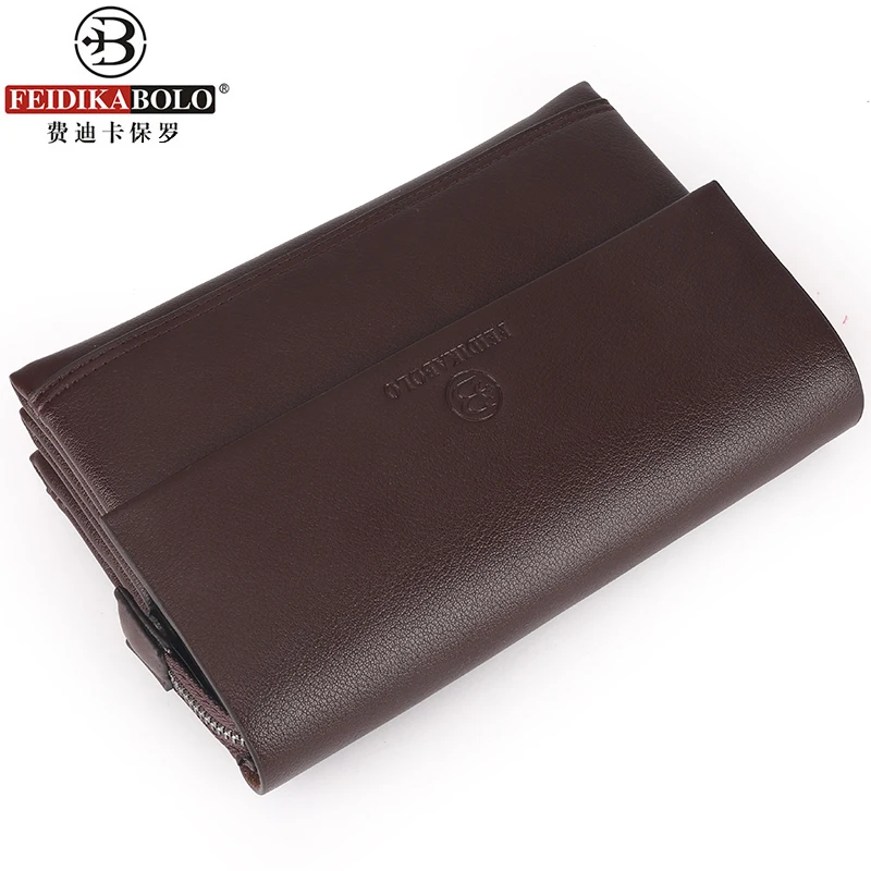 FEIDIKABOLO Excellent Quality Men's Clutch Bag Fashion Three Folder Large-Capacity Business Bag Personality Casual Mobile Wallet
FEIDIKABOLO Excellent Quality Men's Clutch Bag Fashion Three Folder Large-Capacity Business Bag Personality Casual Mobile Wallet