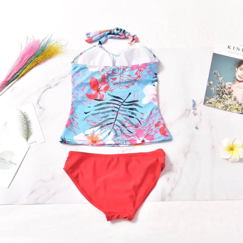 Women Swimsuit Two Pieces Bikini Swimwear Floral Print Bathing Suit Retro Vintage Beachwear 2-Piece set
Women Swimsuit Two Pieces Bikini Swimwear Floral Print Bathing Suit Retro Vintage Beachwear 2-Piece set