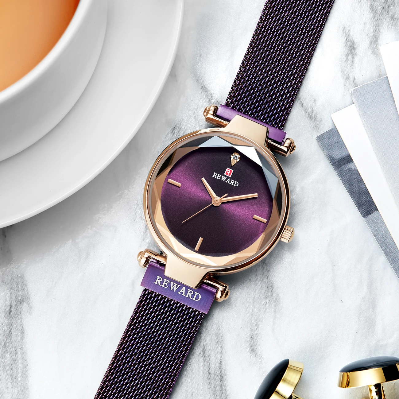 women watches dress rose gold luxury Stainless Steel Mesh strap Trendy polygon glass waterproof casual female clock RD63096L
women watches dress rose gold luxury Stainless Steel Mesh strap Trendy polygon glass waterproof casual female clock RD63096L