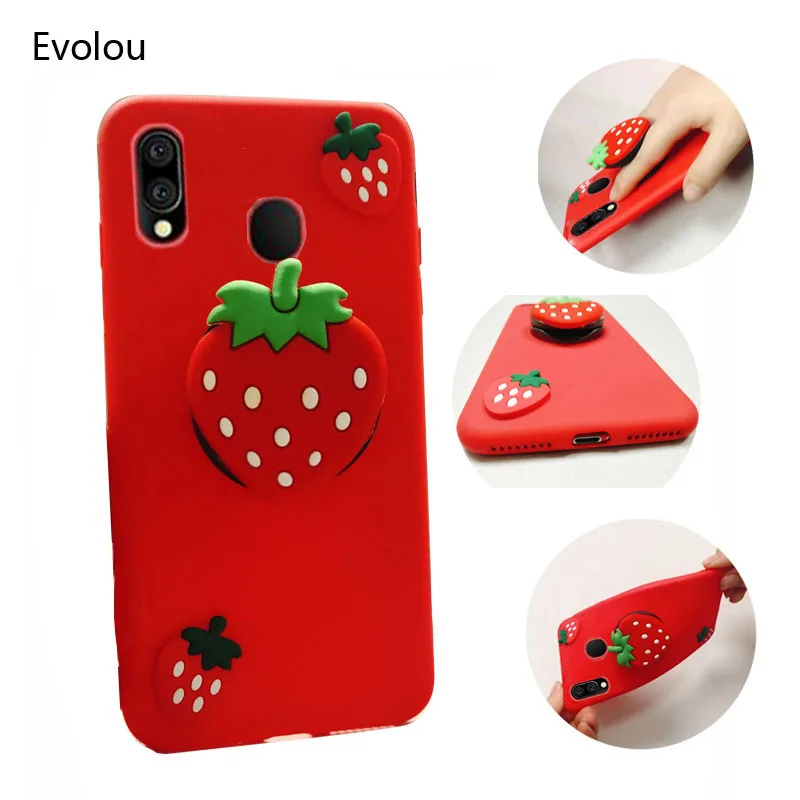 Милый 3D Мягкий силиконовый чехол для Xiaomi 9 SE Mi 8 Lite подставка с кольцом телефона