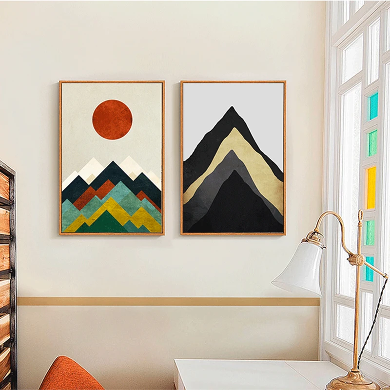 Постеры HAOCHU в японском стиле, с изображением красного солнца, горного пейзажа, красочные обои
Постеры HAOCHU в японском стиле, с изображением красного солнца, горного пейзажа, красочные обои