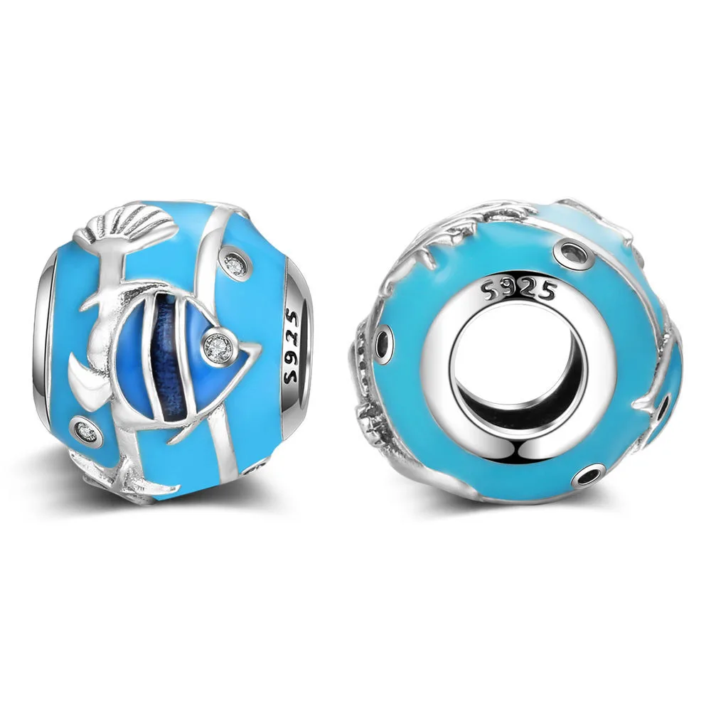 Authentic 925 Sterling Silver Beads The Underwater World Glaze Round Bead For Original Pandora Charm Bracelets & Bangles Jewelry
Authentic 925 Sterling Silver Beads The Underwater World Glaze Round Bead For Original Pandora Charm Bracelets & Bangles Jewelry