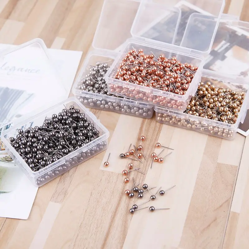400pcs Round Plastic Head Steel Point Push Pins Map Thumb Tacks Pin Office School Supplies
400pcs Round Plastic Head Steel Point Push Pins Map Thumb Tacks Pin Office School Supplies