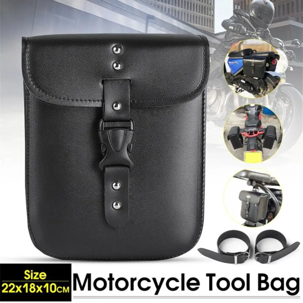 Black PU Leather Motorcycle Bag Sissybar Saddle Storage Tool Box Pouch Side Case Motorcycle Front Rear Tail Package
Black PU Leather Motorcycle Bag Sissybar Saddle Storage Tool Box Pouch Side Case Motorcycle Front Rear Tail Package