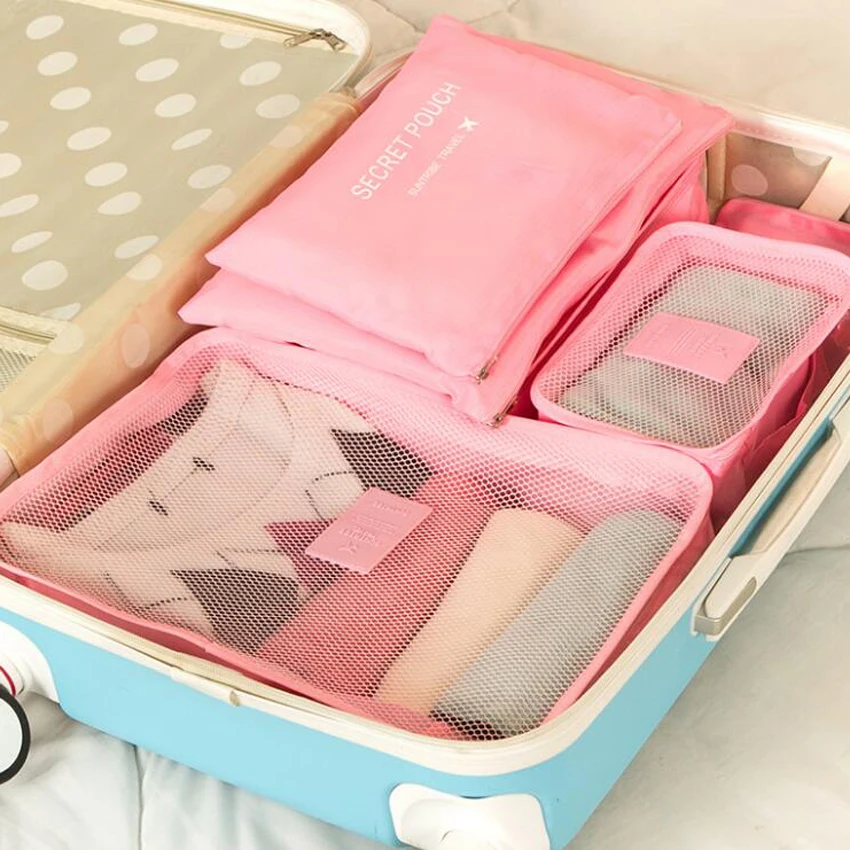 6pcs In One Set Travel Bag Cosmetic Toiletry Makeup Bags Tidy Organizer Pouch 150Set/lot
6pcs In One Set Travel Bag Cosmetic Toiletry Makeup Bags Tidy Organizer Pouch 150Set/lot