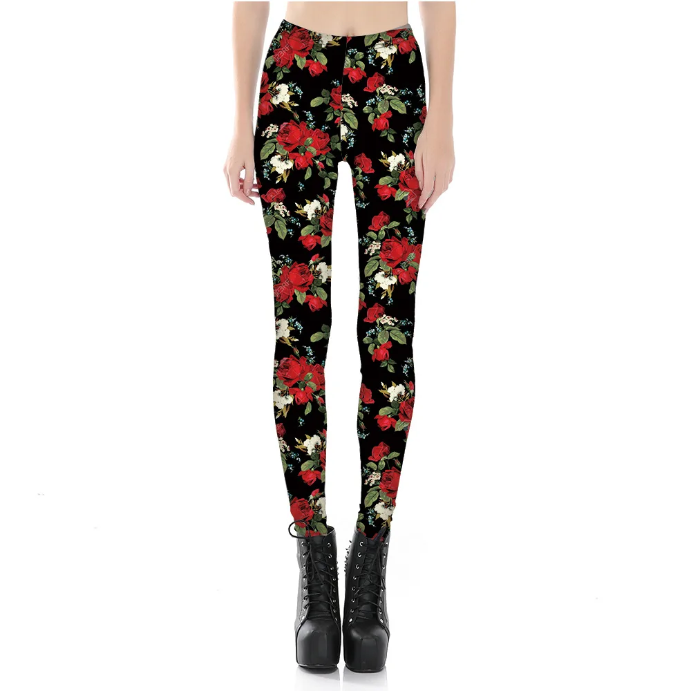 Autumn Spring Flower Printing Women Leggings S To 4XL Blue Red Floral Gothic Leggins 5 Patterns
Autumn Spring Flower Printing Women Leggings S To 4XL Blue Red Floral Gothic Leggins 5 Patterns