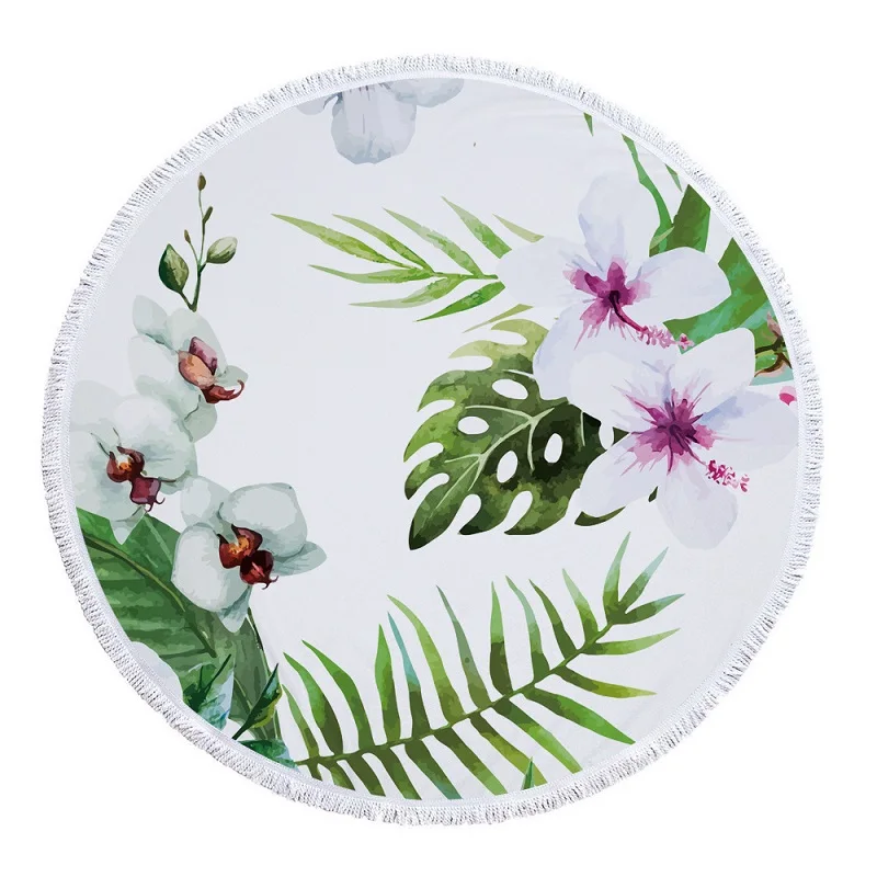 Customized Floral Large Round Beach Towel Microfiber Absorbent Camping Picnic Yoga Mat Swimmming Towel Toalha De Praia Drop ship
Customized Floral Large Round Beach Towel Microfiber Absorbent Camping Picnic Yoga Mat Swimmming Towel Toalha De Praia Drop ship