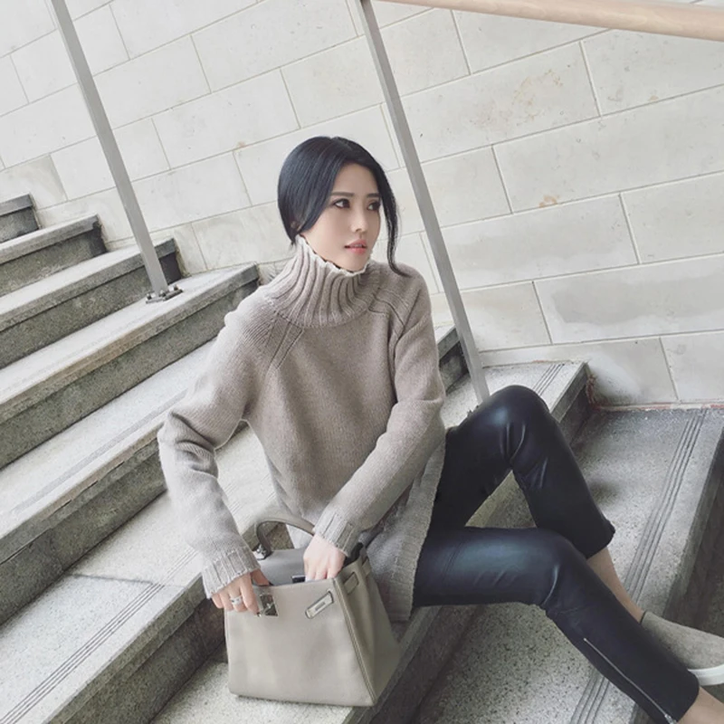 2020 Fall Winter Thick Turtleneck Cashmere Women Sweater Dress Long Knitted Pullover Sueter Mujer Invierno Ladies Plus Size
2020 Fall Winter Thick Turtleneck Cashmere Women Sweater Dress Long Knitted Pullover Sueter Mujer Invierno Ladies Plus Size