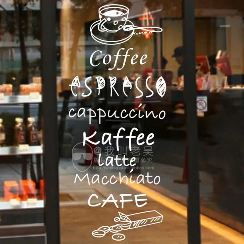 Milk tea Coffee Shop Cafes Ice Cream Bread Cake Kitchen Wall Art Removable Sticker Decal DIY Home Decoration Mural Decor
Milk tea Coffee Shop Cafes Ice Cream Bread Cake Kitchen Wall Art Removable Sticker Decal DIY Home Decoration Mural Decor