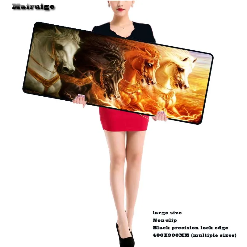 Mairuige Animal Four Horses 900 X 400 Mm Rubber Pad To Mouse Notebook Computer Gaming Mousepad Keyboard Mat for CSGO Ss Go
Mairuige Animal Four Horses 900 X 400 Mm Rubber Pad To Mouse Notebook Computer Gaming Mousepad Keyboard Mat for CSGO Ss Go