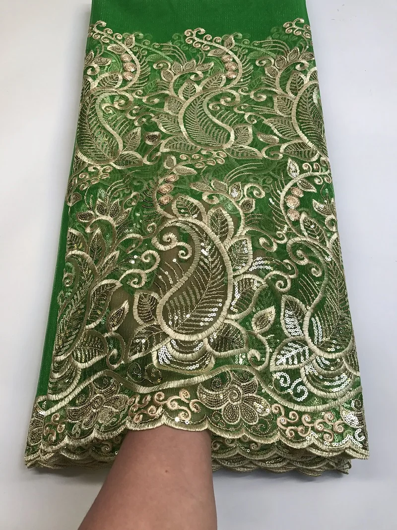 Green Sequins Lace Fabric 2019 High Quality African Evening Dress Fabrics New Nigeria Sequined Embroidered Mesh Net Lace Fabric
Green Sequins Lace Fabric 2019 High Quality African Evening Dress Fabrics New Nigeria Sequined Embroidered Mesh Net Lace Fabric
