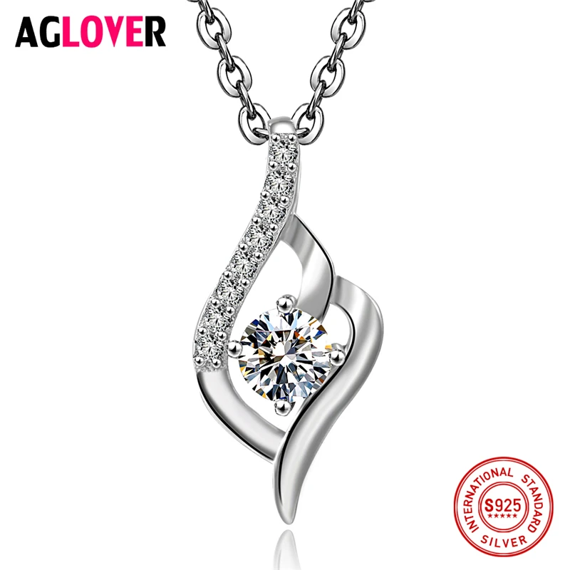 100% 925 Sterling Silver Necklace Fashion Lady AAA Zircon Necklace And Pendant Sterling Silver Long Necklace Wedding Jewelry
100% 925 Sterling Silver Necklace Fashion Lady AAA Zircon Necklace And Pendant Sterling Silver Long Necklace Wedding Jewelry