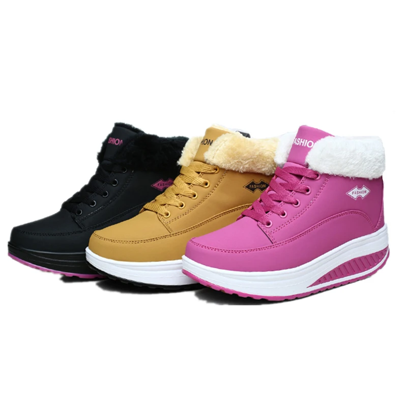 EISWELT Winter Snow Boots Female Plus Velvet Swing Shoes Snow Platform Boots Women Thermal Cotton-padded Shoes Flat Ankle Boots
EISWELT Winter Snow Boots Female Plus Velvet Swing Shoes Snow Platform Boots Women Thermal Cotton-padded Shoes Flat Ankle Boots