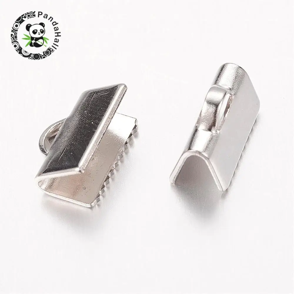 brass ribbon ends, Metal, lead free, cadmium free and nickel free, about 10mm long, 7mm wide, hole: 1x3mm
brass ribbon ends, Metal, lead free, cadmium free and nickel free, about 10mm long, 7mm wide, hole: 1x3mm
