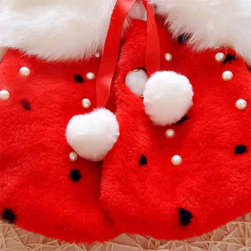 Infant Kids Girl Fur Warm Coat Sweaters Toddler Baby Princess clothes Pearl Fleece Jacket Outwear | Мать и ребенок