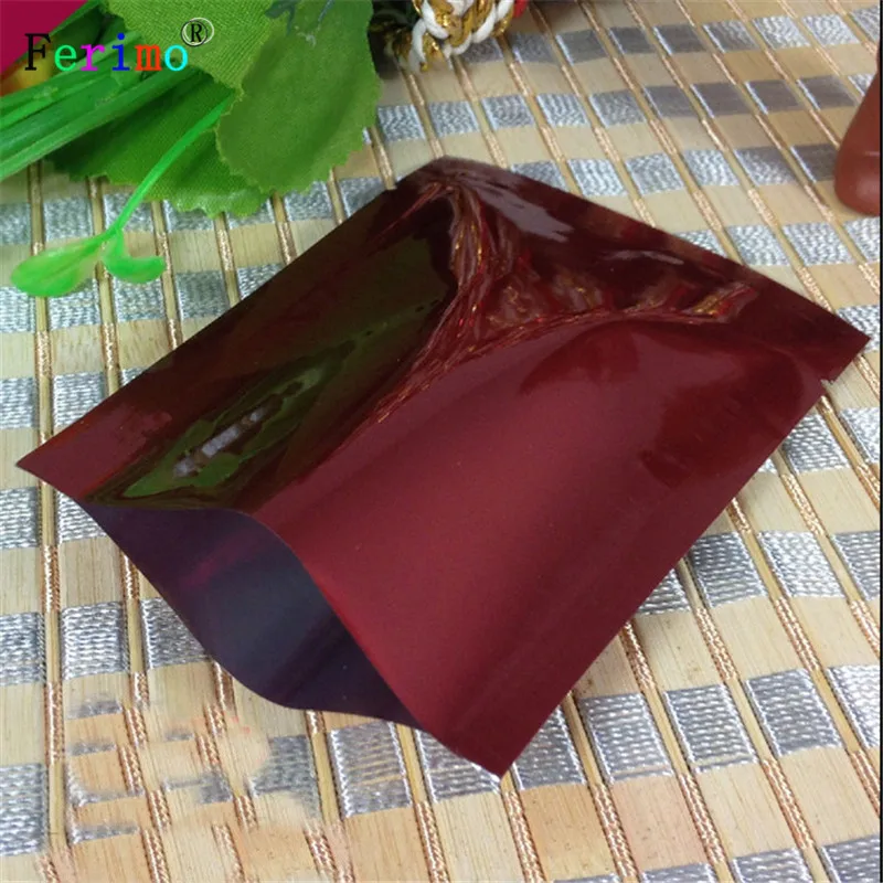 Ferimo 100pcs 12*18cm red aluminium flat pockets Color aluminum foil powder powder cosmetics packaging storage bag
Ferimo 100pcs 12*18cm red aluminium flat pockets Color aluminum foil powder powder cosmetics packaging storage bag