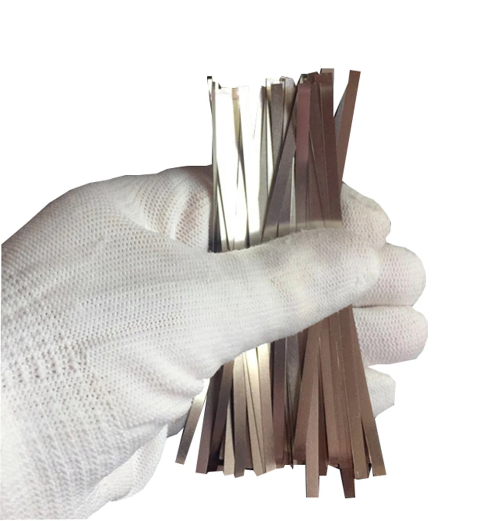 0.2mm x 8mm x 100mm 99.96% Pure Nickel Plate Strap Strip Sheets pure nickel for Battery electrode Spot Welding Machine 18650
0.2mm x 8mm x 100mm 99.96% Pure Nickel Plate Strap Strip Sheets pure nickel for Battery electrode Spot Welding Machine 18650