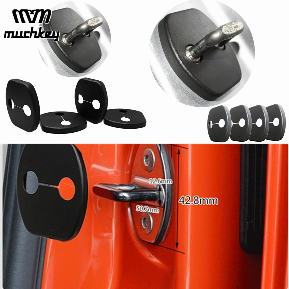 Door Lock Protective Cover Door Striker Covers Fit For Nissan Versa Sunny Sylphy Livina Qashqai Teana March Tiida X-trail Murano
Door Lock Protective Cover Door Striker Covers Fit For Nissan Versa Sunny Sylphy Livina Qashqai Teana March Tiida X-trail Murano