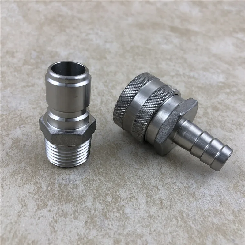 Stainless Steel beer Quick Disconnect Connect Set , Homebrew Fitting for home brewring
Stainless Steel beer Quick Disconnect Connect Set , Homebrew Fitting for home brewring