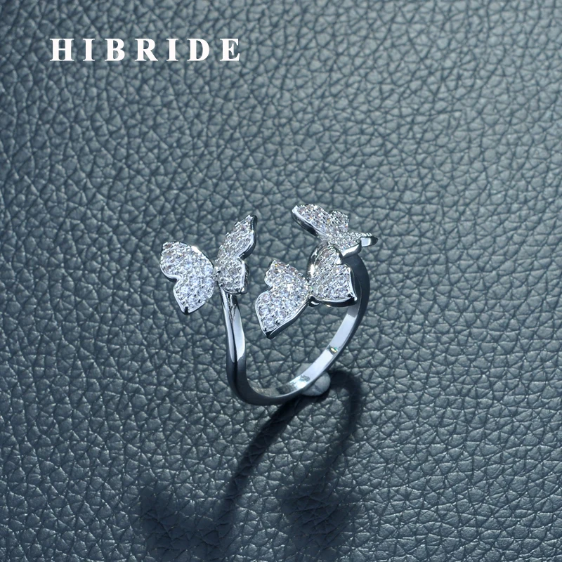 HIBRIDE Fasihon New Design Butterfly Shape Open Adjustable Rings for Women Jewelry Fashion Ring Anillos Anniversary Gifts R-269
HIBRIDE Fasihon New Design Butterfly Shape Open Adjustable Rings for Women Jewelry Fashion Ring Anillos Anniversary Gifts R-269