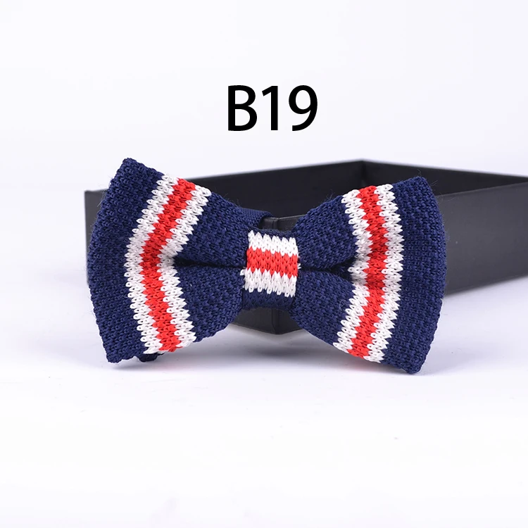 Stylish Knitted Bowtie Lovely Orange with Blue Striped Butterfly Male Bow Ties Knit Men Tie For Party
Stylish Knitted Bowtie Lovely Orange with Blue Striped Butterfly Male Bow Ties Knit Men Tie For Party