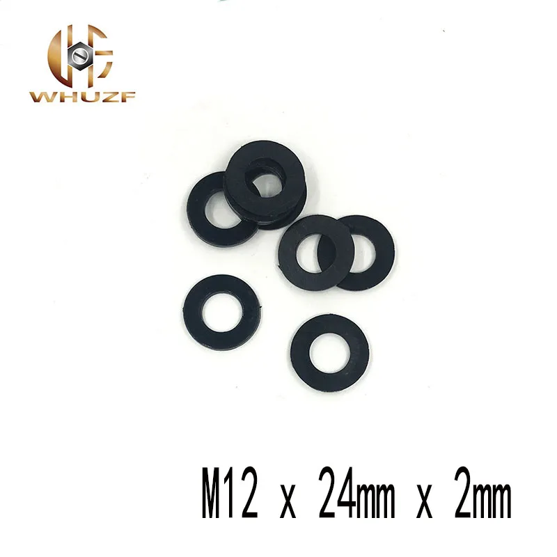 50pcs M12 M12 x 24mm x 2mm M12*24*2 mm Black B Nylon Flat Washer Plastic Insulation Plain Ring Gasket
50pcs M12 M12 x 24mm x 2mm M12*24*2 mm Black B Nylon Flat Washer Plastic Insulation Plain Ring Gasket