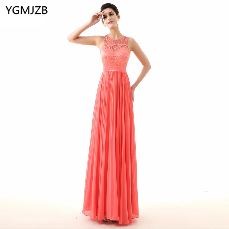 Cheap Pink Bridesmaid Dresses 2018 A Line O Neck Chiffon Lace Wedding Party Dress Floor Length Open Back Long Bridesmaid Dress
Cheap Pink Bridesmaid Dresses 2018 A Line O Neck Chiffon Lace Wedding Party Dress Floor Length Open Back Long Bridesmaid Dress