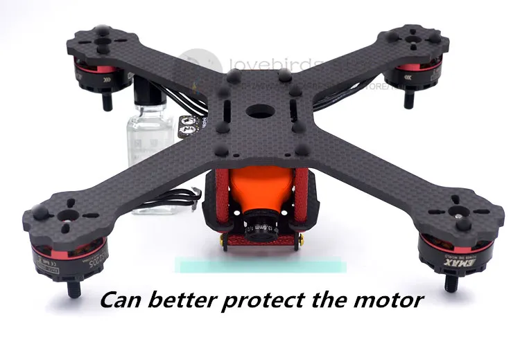DIY FPV mini drone QAV-X-GTR 4"/5"quadcopter 4mm main plate frame 3K pure carbon fiber unassembled QAV-X optimized version
DIY FPV mini drone QAV-X-GTR 4"/5"quadcopter 4mm main plate frame 3K pure carbon fiber unassembled QAV-X optimized version