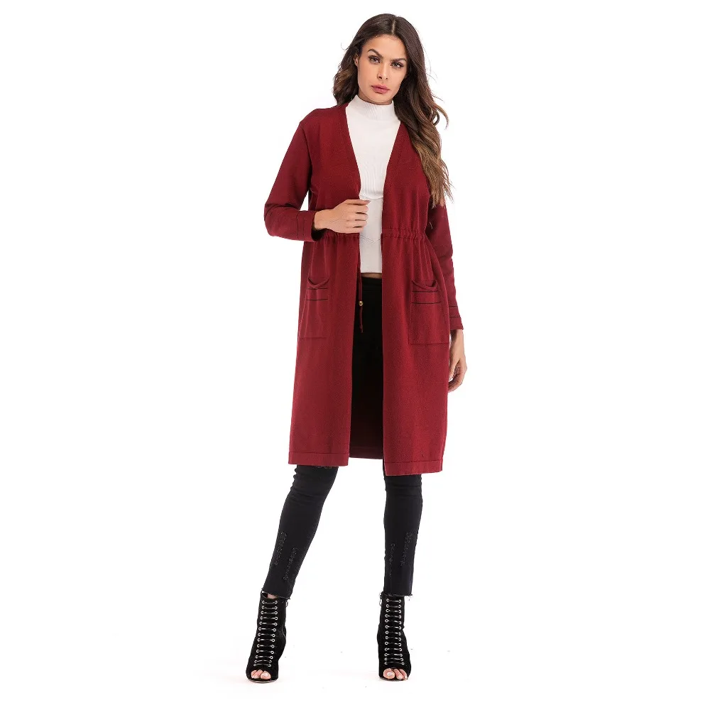 YYFS 2019 Autumn Spring Women Knitting Long sleeve Cotton Jackets Coat Open Front Coat Long Coat Overcoat Cardigan Female Blusas
YYFS 2019 Autumn Spring Women Knitting Long sleeve Cotton Jackets Coat Open Front Coat Long Coat Overcoat Cardigan Female Blusas