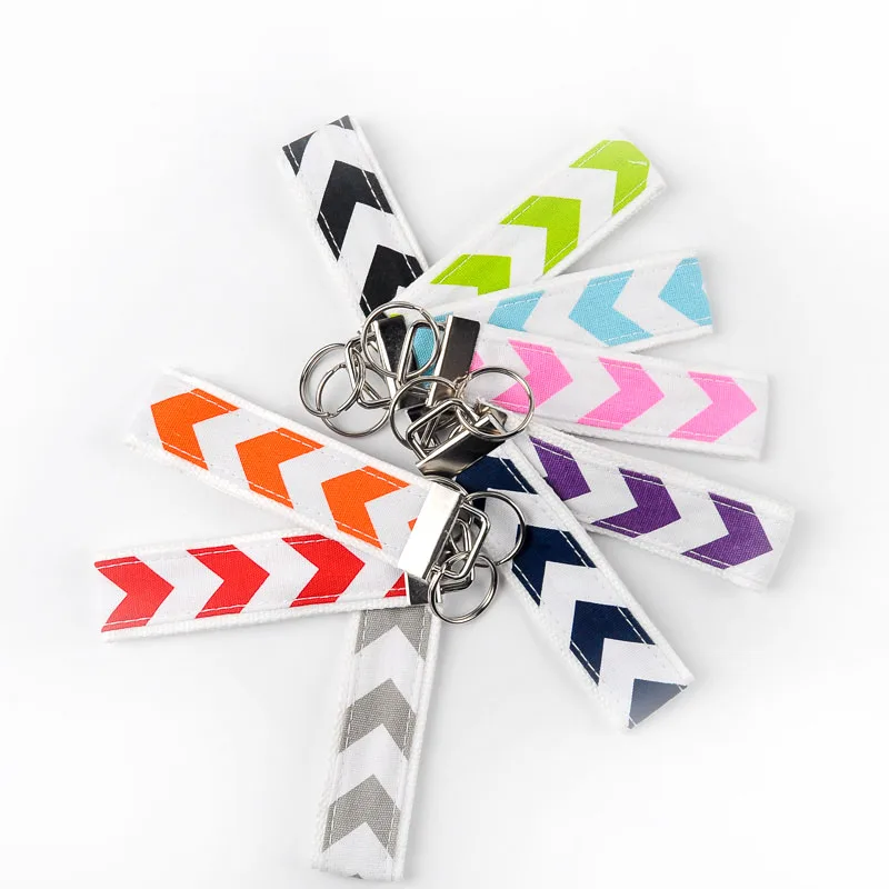 Chevron Keychain Tag Cotton Ribbon Bag Charmer Keychain With Metal Buckles In Front 9 Colors DOM106004
Chevron Keychain Tag Cotton Ribbon Bag Charmer Keychain With Metal Buckles In Front 9 Colors DOM106004