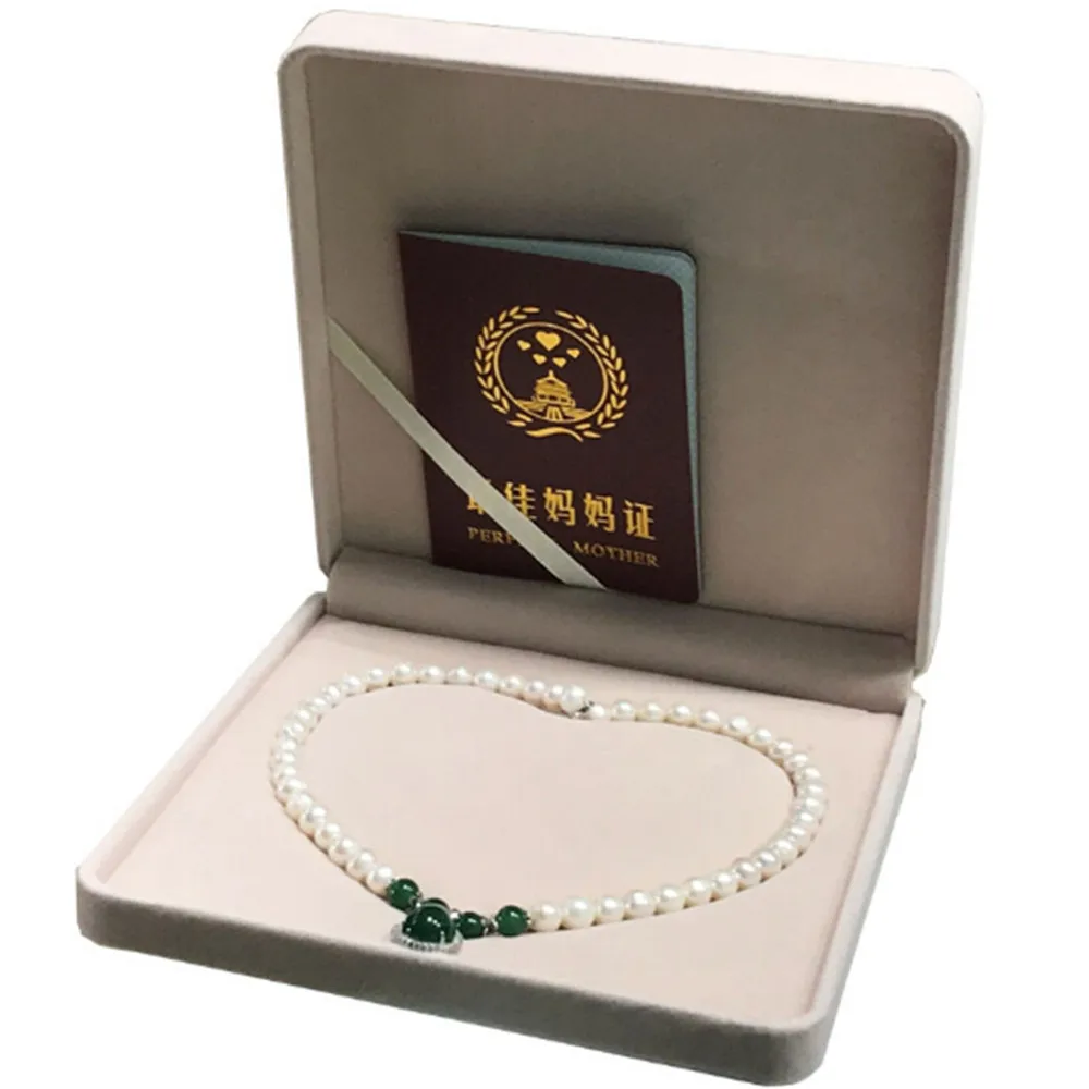 Dropship Natural Freshwater Pearl Necklace 925 Silver Green Chalcedony Pendant Necklace Mother's Gift Wedding Jewelry+Gift Box
Dropship Natural Freshwater Pearl Necklace 925 Silver Green Chalcedony Pendant Necklace Mother's Gift Wedding Jewelry+Gift Box
