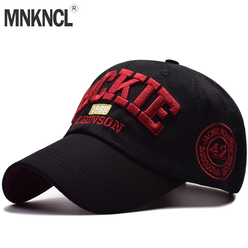 MNKNCL Высокое качество 100% хлопок Модная бейсболка Джеки вышивка Snapback модные