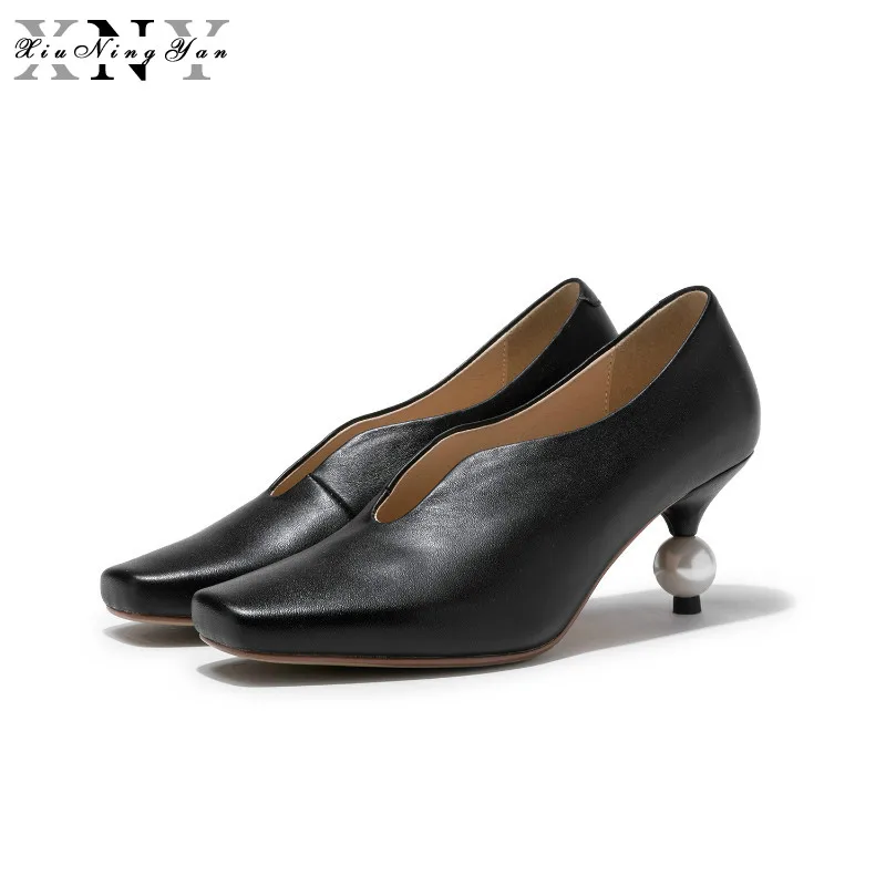 XIUNINGYAN Women High Heel Shoes Basic Model Pumps Lady Sexy Pointed Toe Wedding Shoes Pumps Handmade Sheepskin Shoes Woman 2019
XIUNINGYAN Women High Heel Shoes Basic Model Pumps Lady Sexy Pointed Toe Wedding Shoes Pumps Handmade Sheepskin Shoes Woman 2019