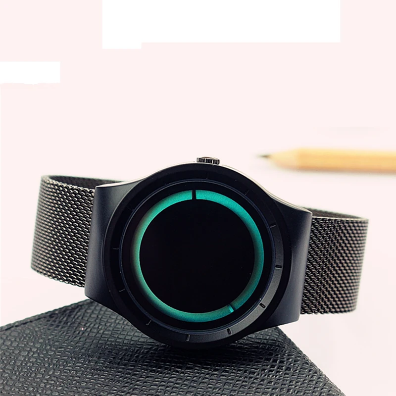 Модные женские часы из нержавеющей стали, дизайнерские спортивные водонепроницаемые часы из нержавеющей стали с эффектом затмения для муж...
Модные женские часы из нержавеющей стали, дизайнерские спортивные водонепроницаемые часы из нержавеющей стали с эффектом затмения для муж...