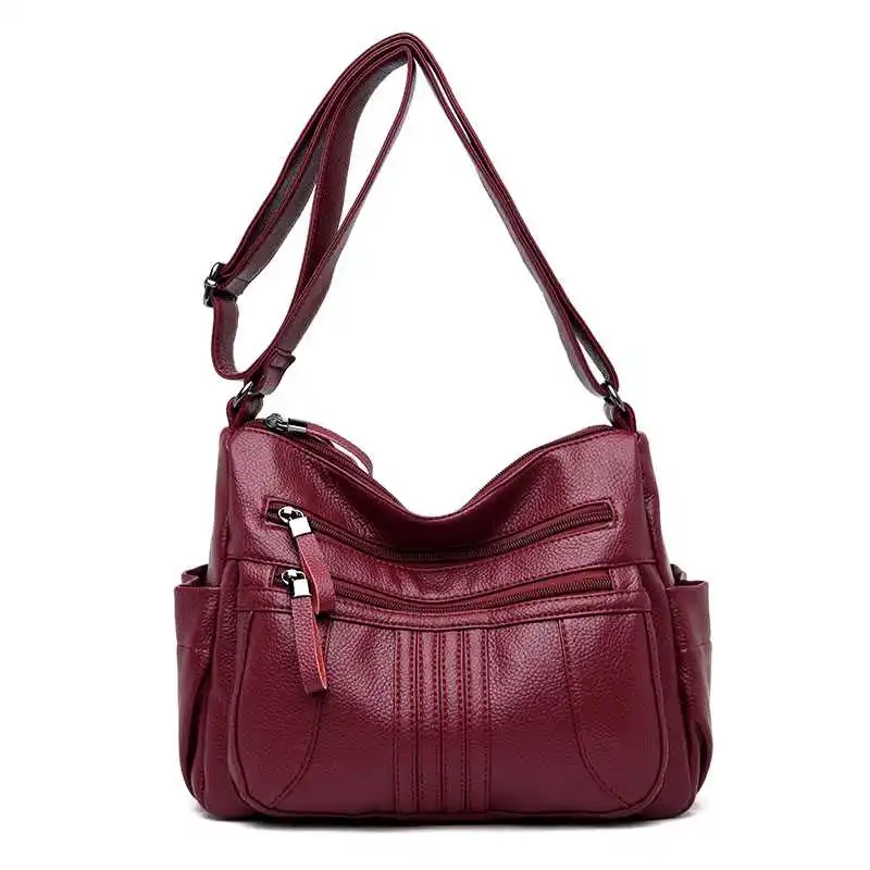 Women Shoulder Bag Luxury Soft Leather Large Bag Female Messenger Bags Big For Ladies Handbag Designer Brand bolsa feminina A00
Women Shoulder Bag Luxury Soft Leather Large Bag Female Messenger Bags Big For Ladies Handbag Designer Brand bolsa feminina A00