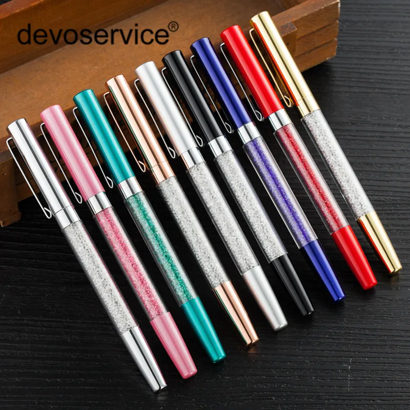 New Colorful Metal Diamond Crystal Ballpoint Pen Fashion Business Signature Pen Creative Gift Gel Pens School Office Supplies
New Colorful Metal Diamond Crystal Ballpoint Pen Fashion Business Signature Pen Creative Gift Gel Pens School Office Supplies