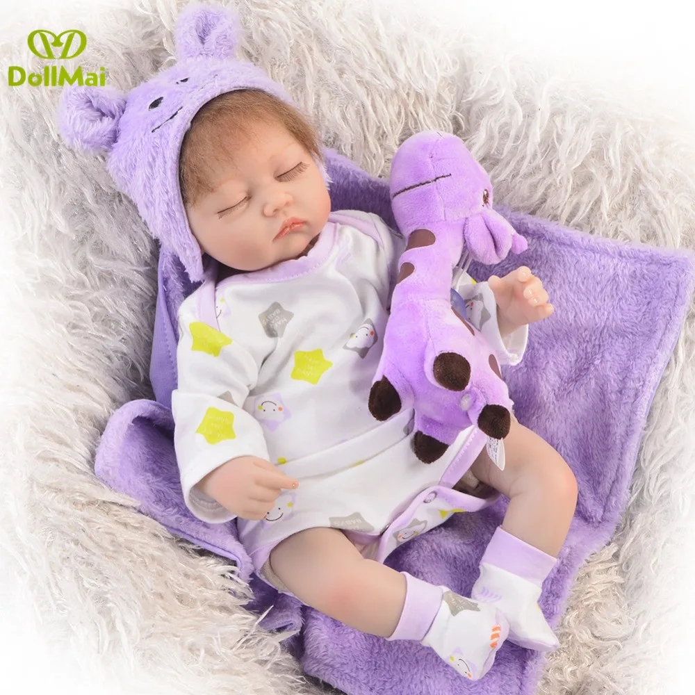 DollMai reborn baby toy dolls 18"43cm soft silicone vinyl reborn baby girl bebe doll reborn menina bonecas play house toys gift
DollMai reborn baby toy dolls 18"43cm soft silicone vinyl reborn baby girl bebe doll reborn menina bonecas play house toys gift