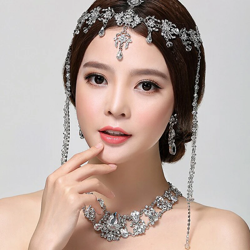 Wedding Tiara Head Chain bridal hair accessory Bridal Jewelry Hair Accessories tassel wedding Headdress
Wedding Tiara Head Chain bridal hair accessory Bridal Jewelry Hair Accessories tassel wedding Headdress