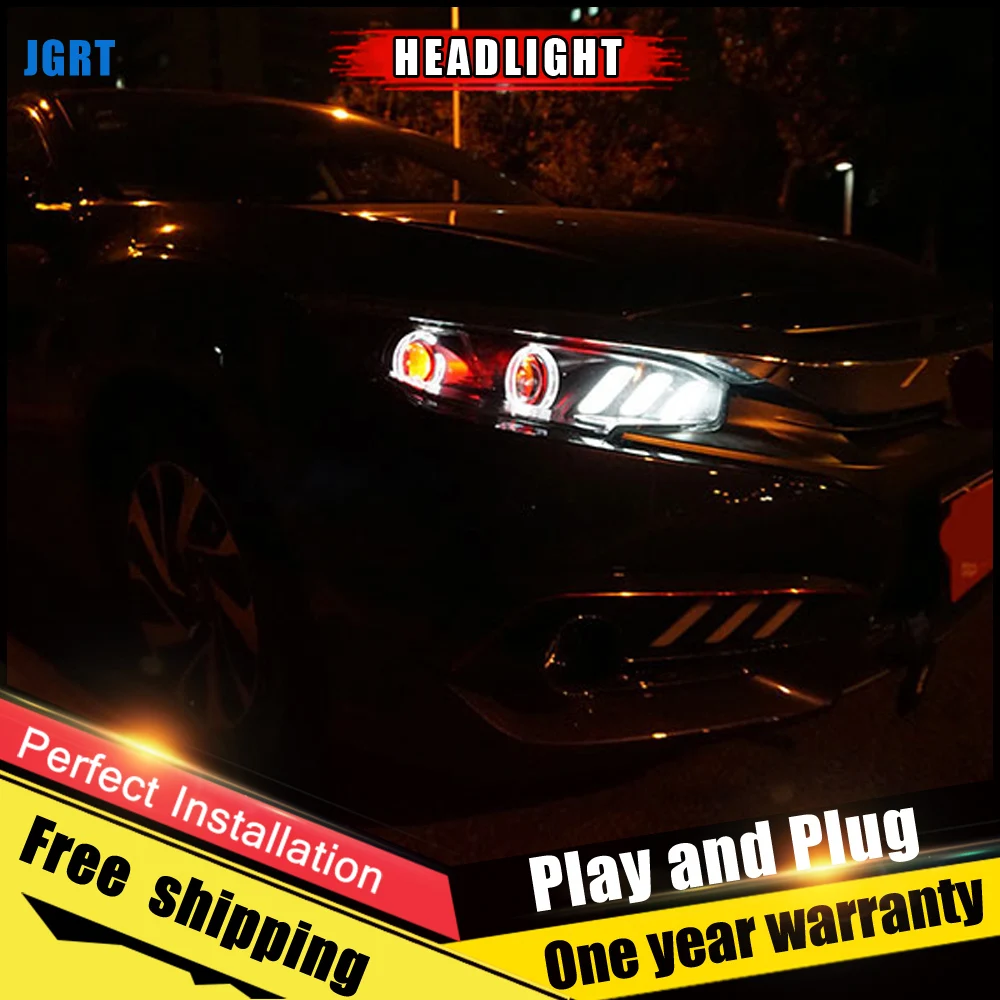 2PCS Car Style LED headlights for Honda Civic 2016-2017 for Civic head lamp Lens Double Beam H7 HID Xenon bi xenon lens
2PCS Car Style LED headlights for Honda Civic 2016-2017 for Civic head lamp Lens Double Beam H7 HID Xenon bi xenon lens