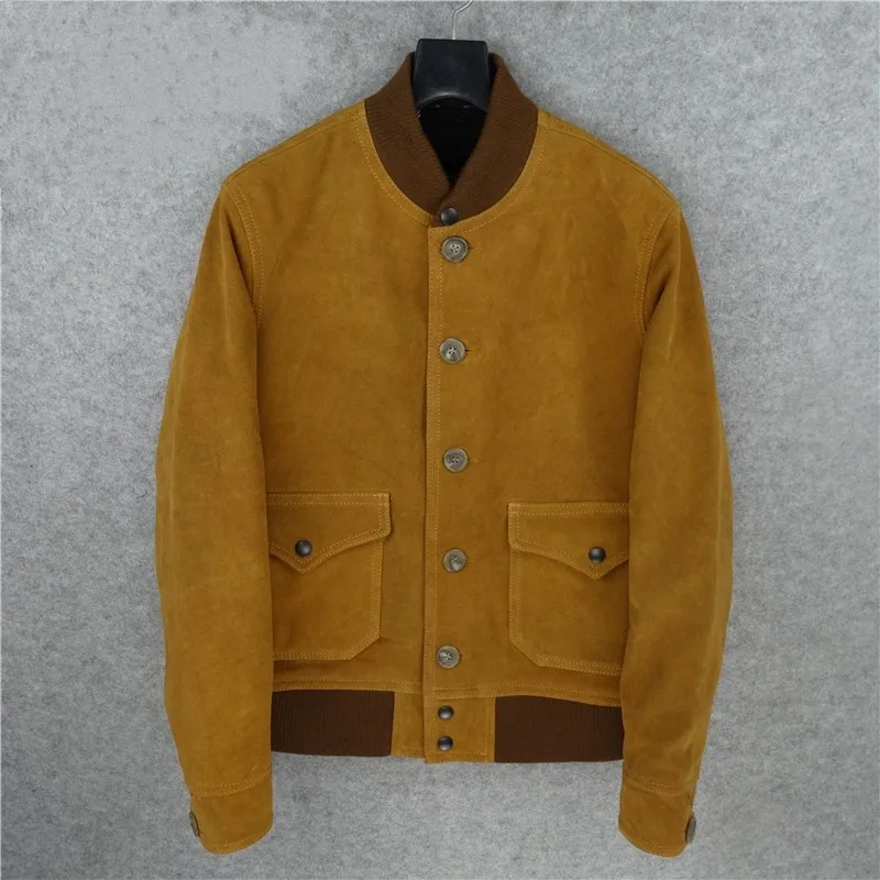 New Classic Aviator Men Genuine Leather Jacket Casual Mens Pilot Style Warm Real Leather Jacket Cow Suede Bomber Coats Winter
New Classic Aviator Men Genuine Leather Jacket Casual Mens Pilot Style Warm Real Leather Jacket Cow Suede Bomber Coats Winter