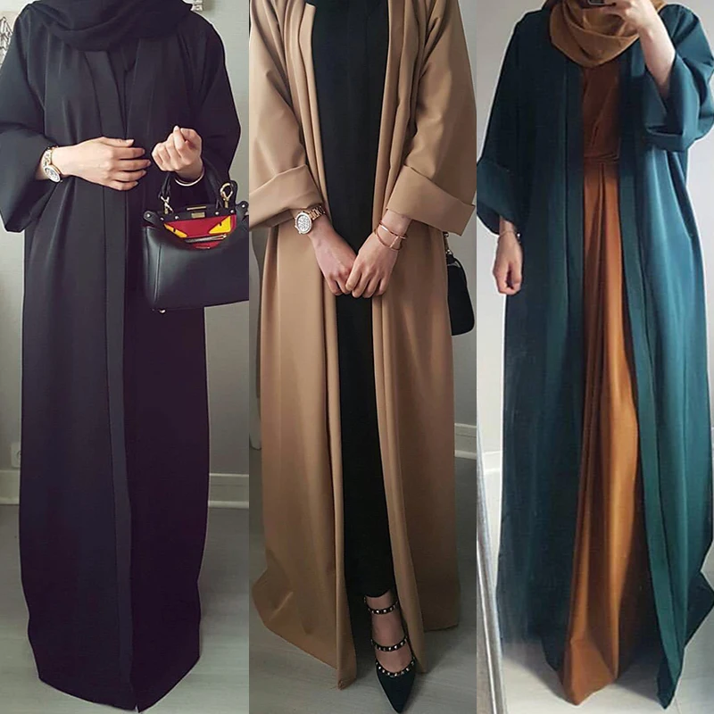 Дубай абайя кимоно однотонное длинное пальто Caftan Marocain Арабская Djellaba размера плюс Исламская одежда индейка кафтан мусульманское платье
Дубай абайя кимоно однотонное длинное пальто Caftan Marocain Арабская Djellaba размера плюс Исламская одежда индейка кафтан мусульманское платье
