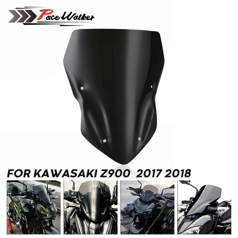 Smoke Black Motorcycle Windshield Windscreens Double Bubble Air Wind Deflector For Kawasaki Z900 Z 900 2017 2018
Smoke Black Motorcycle Windshield Windscreens Double Bubble Air Wind Deflector For Kawasaki Z900 Z 900 2017 2018