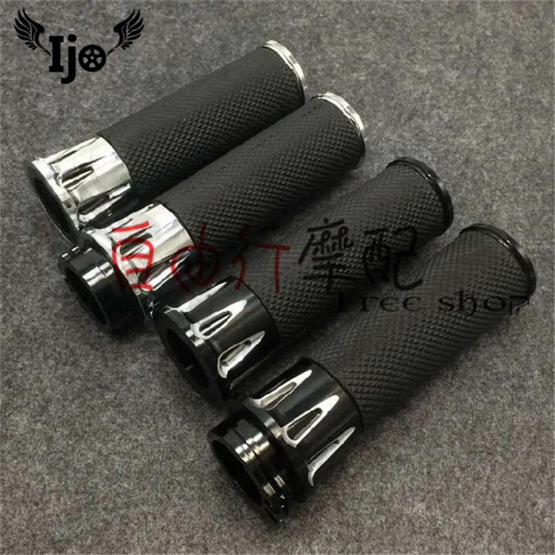 top quality retro Aluminium alloy Cool black CNC for Harley Davidson softail sportster motorcycle throttle Refit handlebar grips
top quality retro Aluminium alloy Cool black CNC for Harley Davidson softail sportster motorcycle throttle Refit handlebar grips