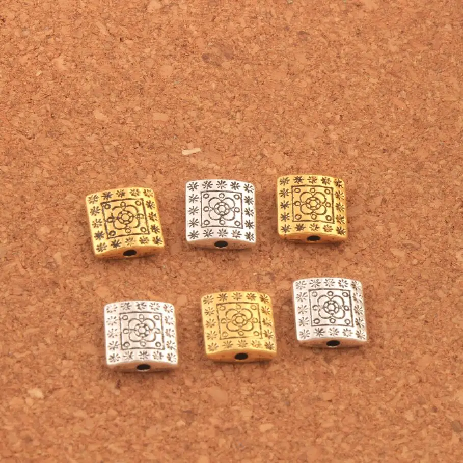 120pcs 10x10mm Carved Flower Square Flat Spacers Beads zinc alloy Handmade Jewelry DIY L1839
120pcs 10x10mm Carved Flower Square Flat Spacers Beads zinc alloy Handmade Jewelry DIY L1839