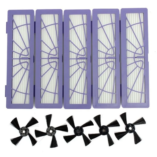 5 x HEPA Filter 5 x Side Brush for Neato BotVac 70e 75 80 85 Robotic Cleaner Filters side brush for Botvac vacuum cleaner Parts
5 x HEPA Filter 5 x Side Brush for Neato BotVac 70e 75 80 85 Robotic Cleaner Filters side brush for Botvac vacuum cleaner Parts