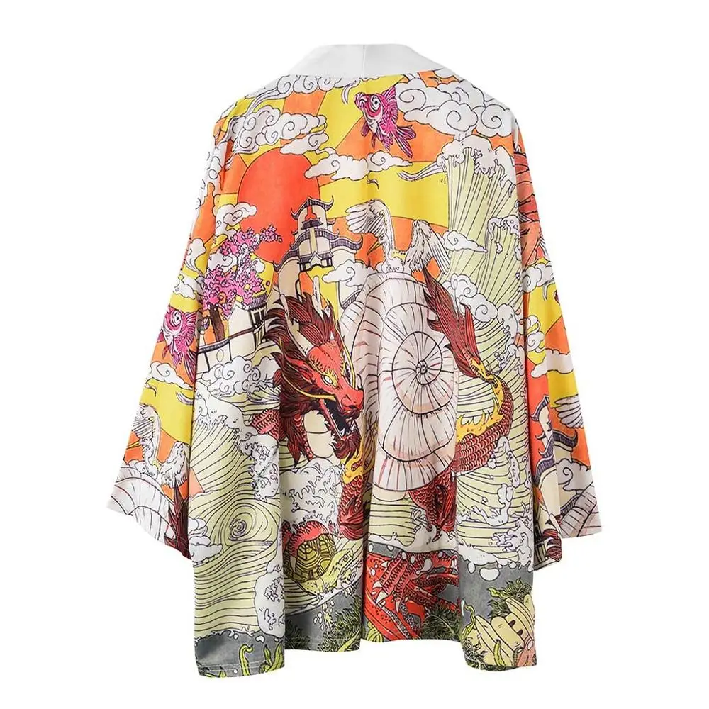 Кимоно мужское в японском стиле хаори юката жакет рубашка одежда костюм самурая |