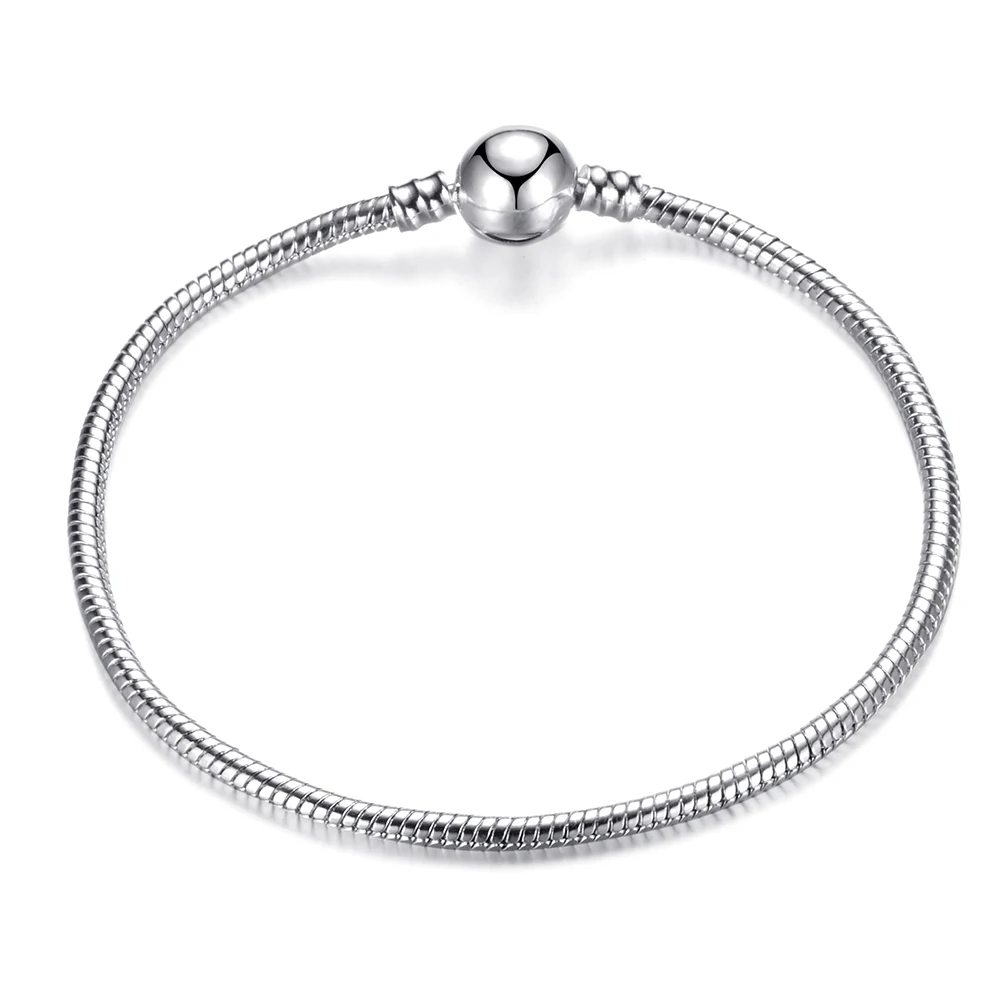 2019 Hot Silver Color Love Snake Chain Fit Original Brand Bracelet Charm Beads Diy Jewelry Gift For Men Women 17-21cm
2019 Hot Silver Color Love Snake Chain Fit Original Brand Bracelet Charm Beads Diy Jewelry Gift For Men Women 17-21cm