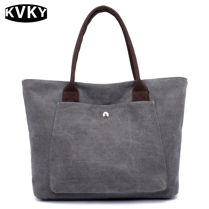 2018 KVKY Large Pocket Women's Canvas Handbags Casual Tote Shoulder Crossbody Bags For Women Bolsa Feminina Ladies Hand Bags Sac
2018 KVKY Large Pocket Women's Canvas Handbags Casual Tote Shoulder Crossbody Bags For Women Bolsa Feminina Ladies Hand Bags Sac